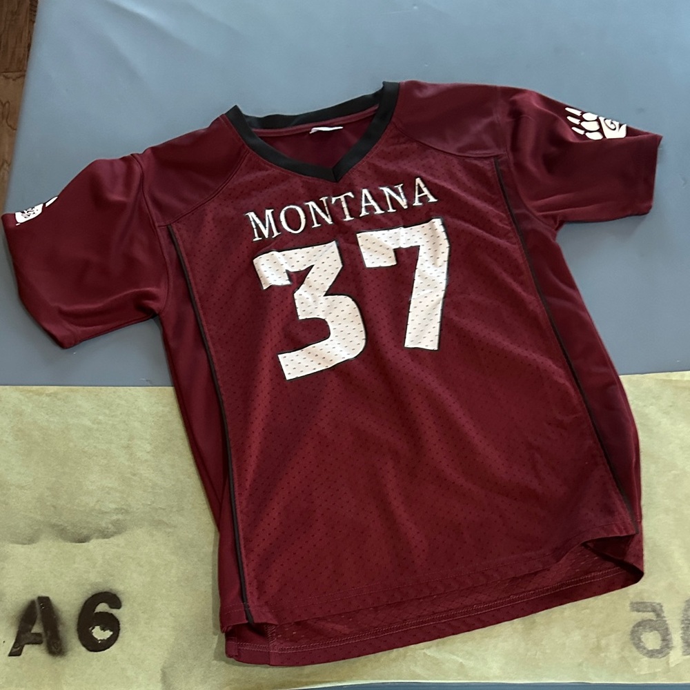 Rivalry Threads Kids Burgundy Montana Jersey